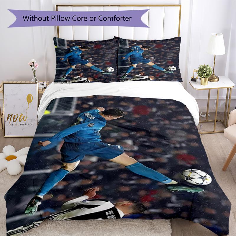 Cristiano Ronaldo Bedding Set Breathable Duvet Cover With Pillowcases Home Decoration Birthday Gift