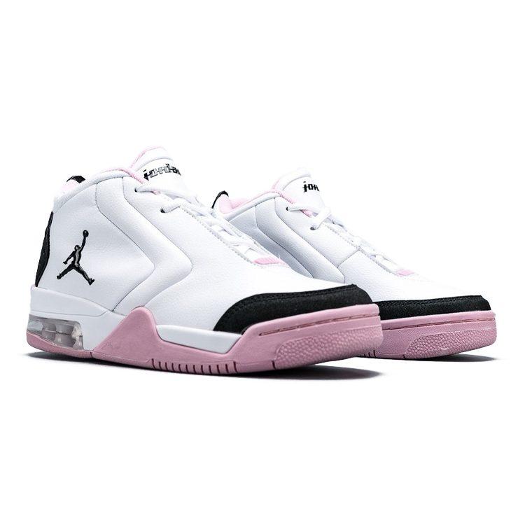 Кроссовки Air Jordan Big Fund Белый/Черный/Розовый GS BV7375-106