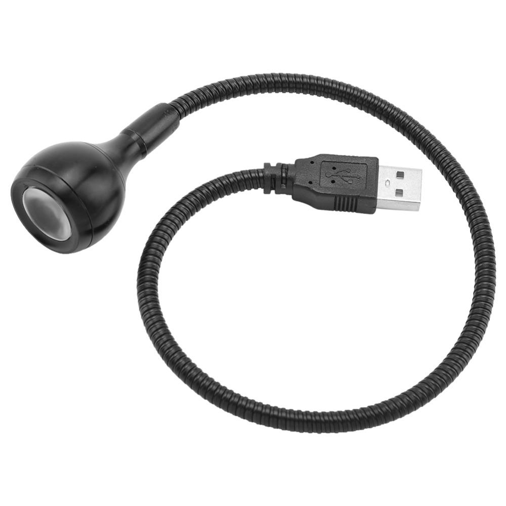 5V Desk Lamp Flexible Gooseneck Reading Light Portable USB Lamp Bedroom
