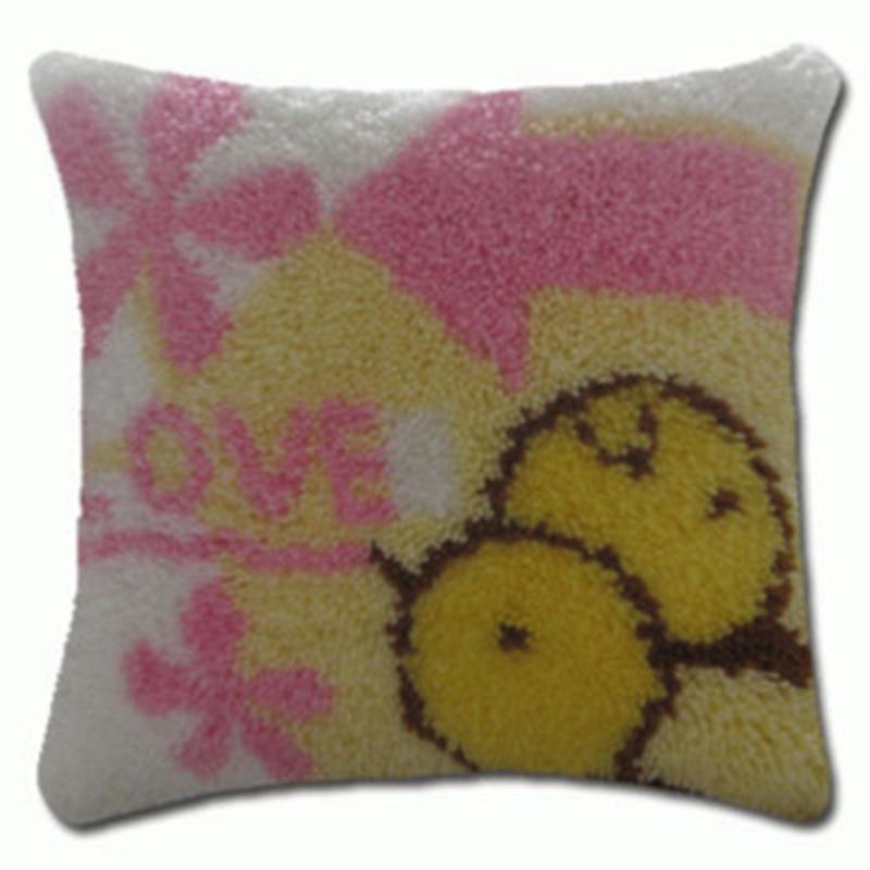 Вышивка Крючок для ковра DIY Ручная вязка Вышитая подушка Knooppakket Незаконченные наборы для ковра с крючком Смирна Пакет Ковер DIY