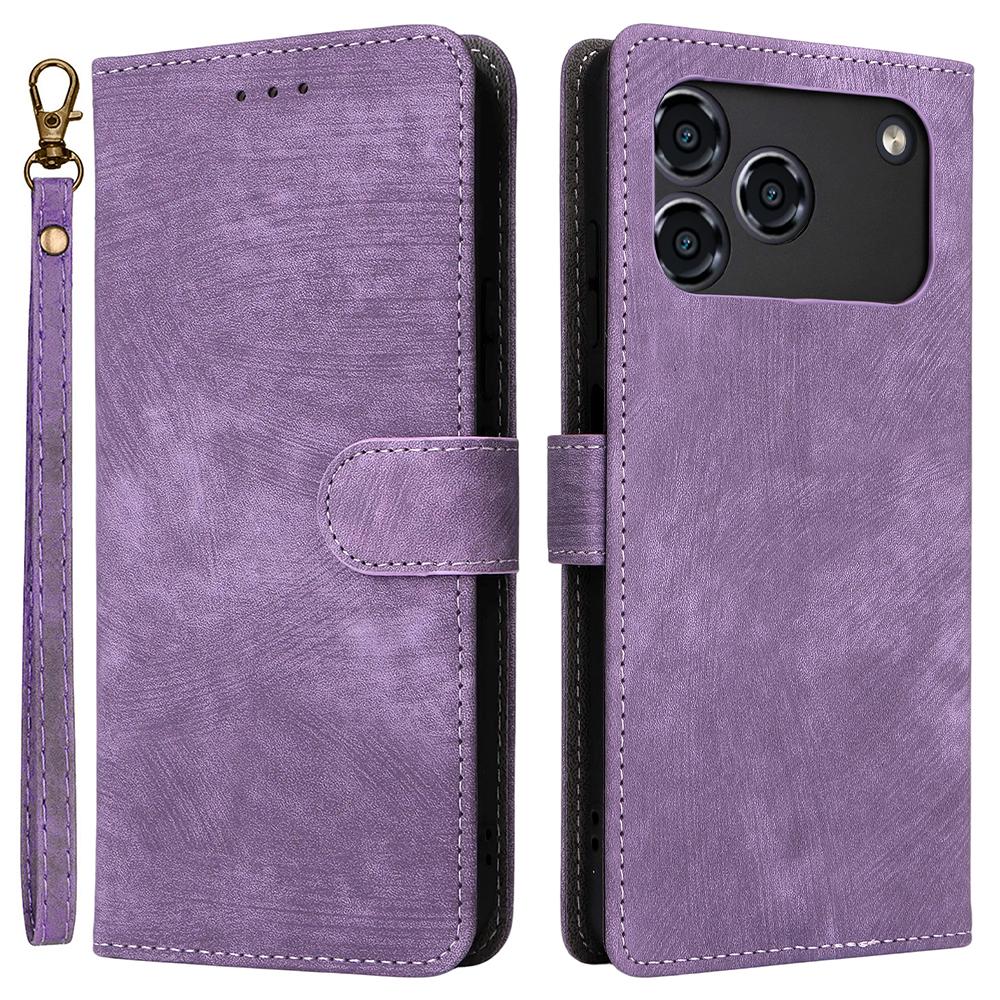 Для ZTE Blade A76 5G Чехол-кошелек с RFID-блокировкой из ПУ кожи Чехол для телефона Подставка с ремешком