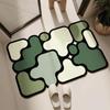 Quick Dry Bathroom Mats Anti-Slip Design Water-absorbent Mats Diatomite Mats Indoor Use