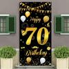 Polyester Birthday Background Cloth 18/30/40/50th Anniversary Backdrop  Wedding