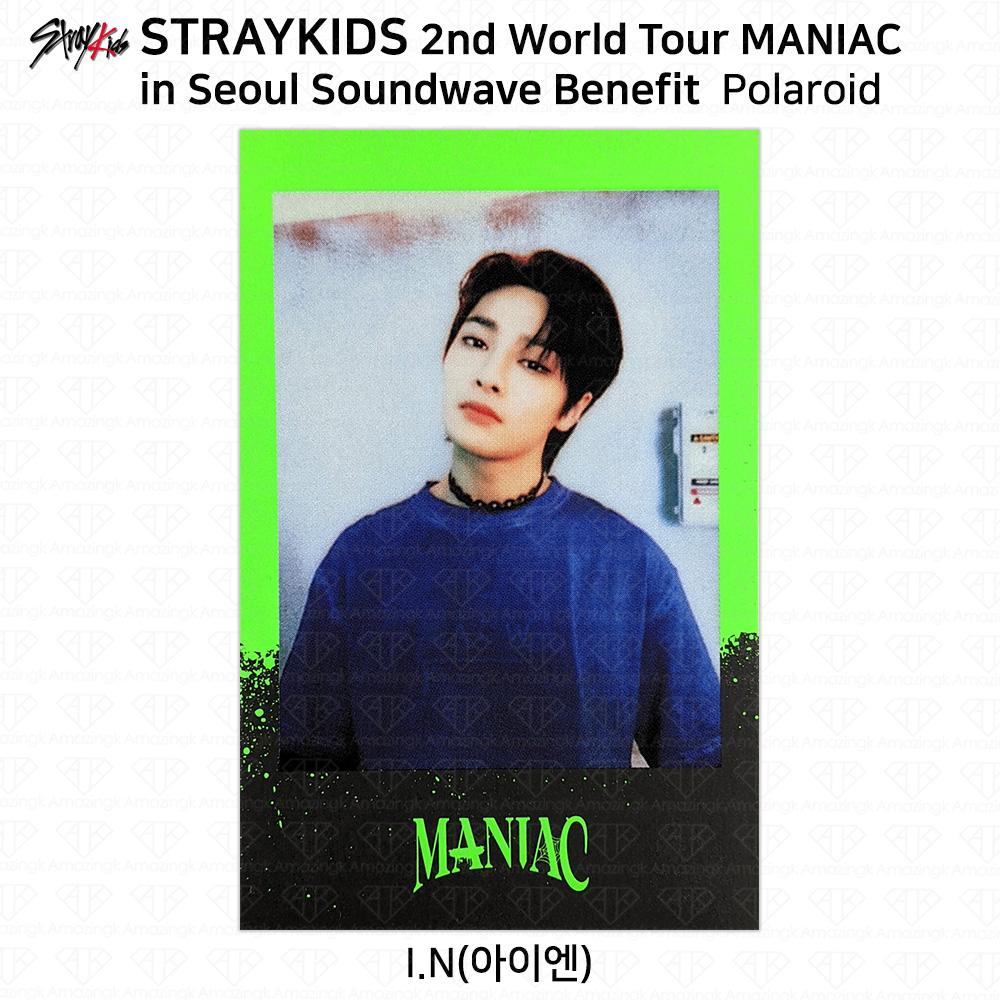 Stray Kids 2-й мировой тур MANIAC в Сеуле Фотокарточка Polaroid KPOP K-POP
