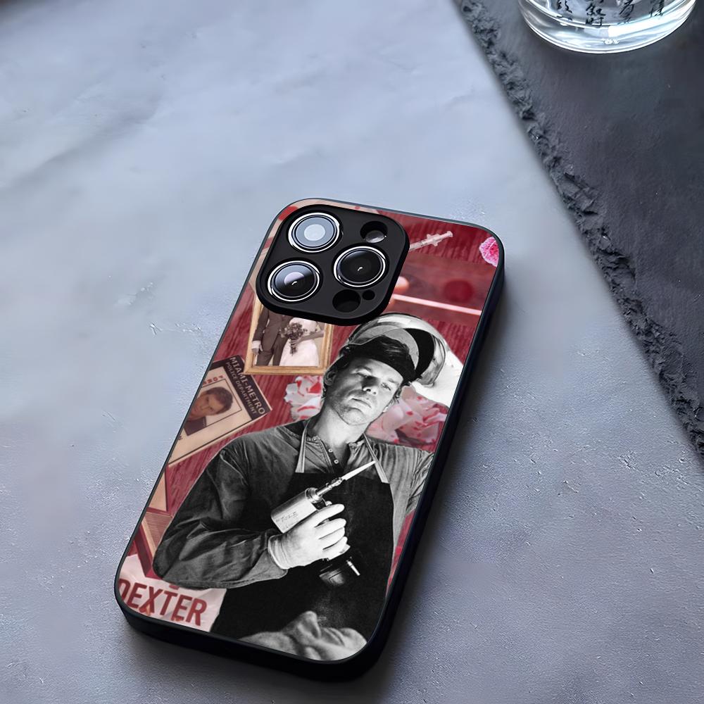 Чехол для телефона Декстер Морган Закаленное стекло Для IPhone 17 13 14 16 12 15 11 Pro Max Plus Mini X XR SE2020 Coque