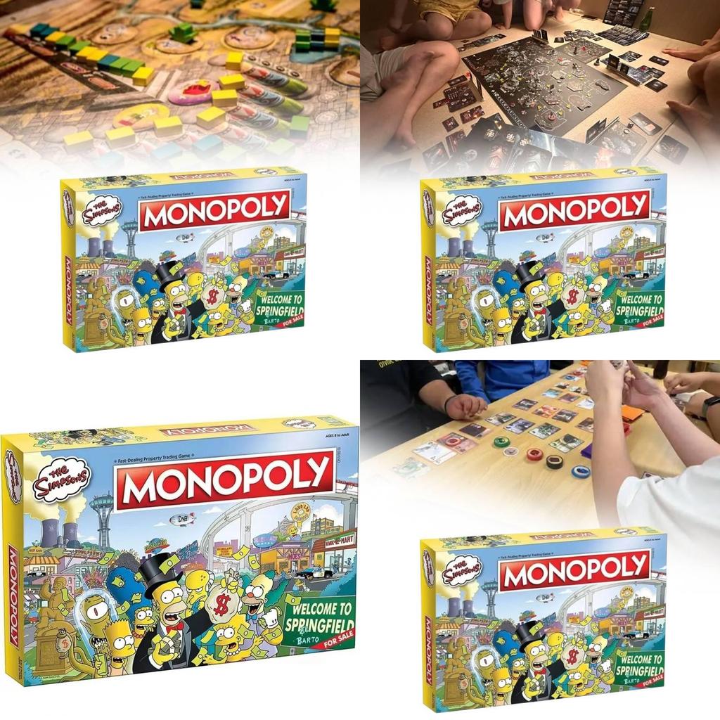 The Simpsons Monopoly Collector's Edition Board Game Fun Family Game Night Experience
