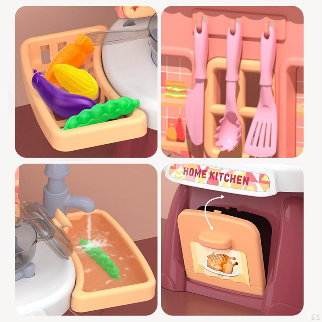 Кухня шеф-повара Игровой набор для дома и улицы Игровой домик Кухонная утварь Игрушки с посудой