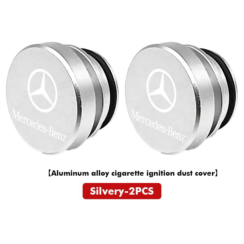 AABGX1 Car Cigarette Lighter Dust Cover Dustproof Decoration Cap Interior Accessories For Benz AMG Exclusive A C E R V Class CLA CLS