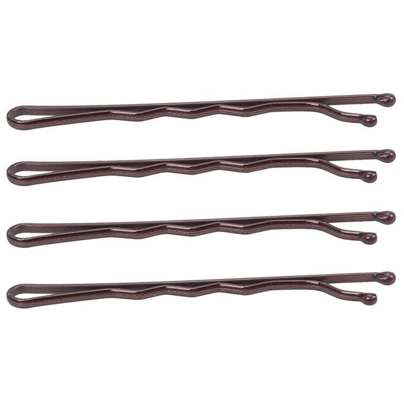 Аксессуары Минималистичные женские заколки из металла, 100 шт./компл., зажимы для девочек, волнистые невидимые заколки для волос