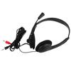 Adjustable Headband with Microphone Noise Cancelling Earphone Headphones Headset Wired Stereo