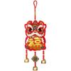 Handmade 2025 Blessing Character Pendant With Bell Good Fortune Fabric Bags  New Year