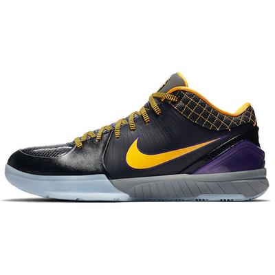 Zoom Kobe 4 Protro Carpe Diem 2019 Мужские кроссовки черные Del-Sol-Varsity-Purple-Cool-Grey AV6339-001
