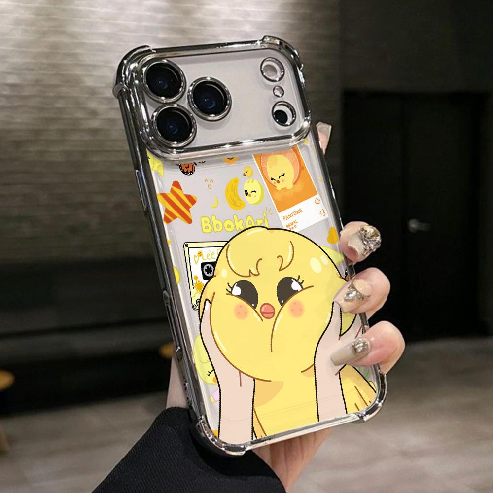 Cartoon K-Kids Strays Phone Case for iPhone 17 Air 16 15 14 Plus 13 12 11 Pro Max X Xs XR 8 e Anti-drop Transparent Soft Cover