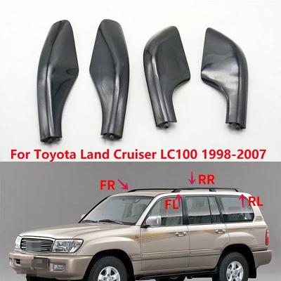 Для Toyota Land Cruiser LC100 LX470 1998-2007 Версия Крышка-колпачок торцевая заглушка торца рейлинга багажника на крыше автомобиля