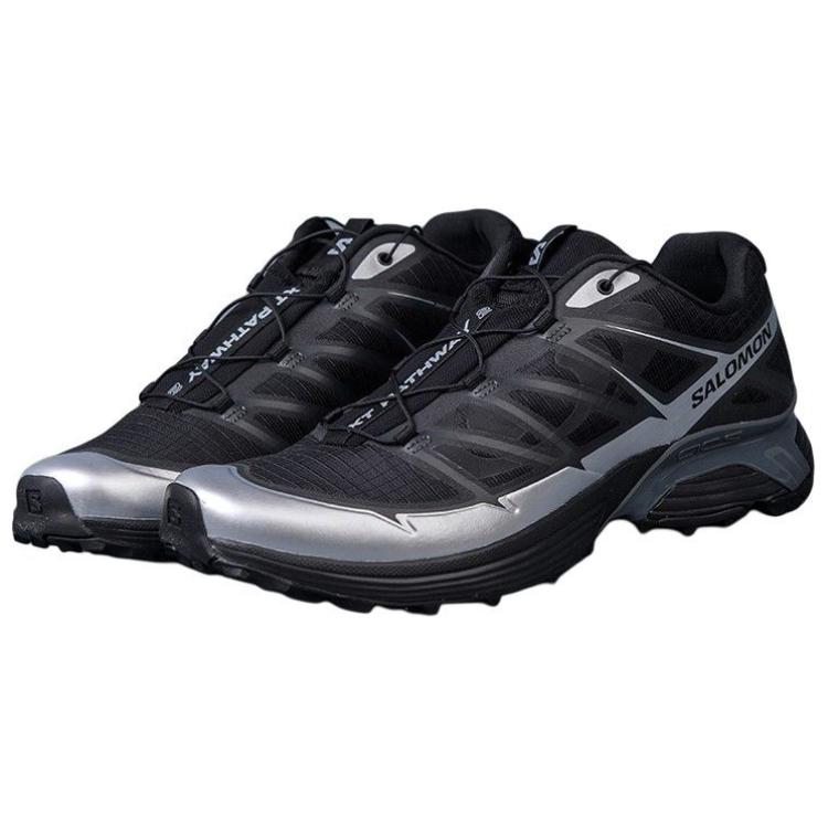 SALOMON Xt-Pathway 2 Ночные Универсальные Удобные Кроссовки с Низким Верхом из Синтетической Кожи Унисекс Кроссовки для Бега Черный 477272
