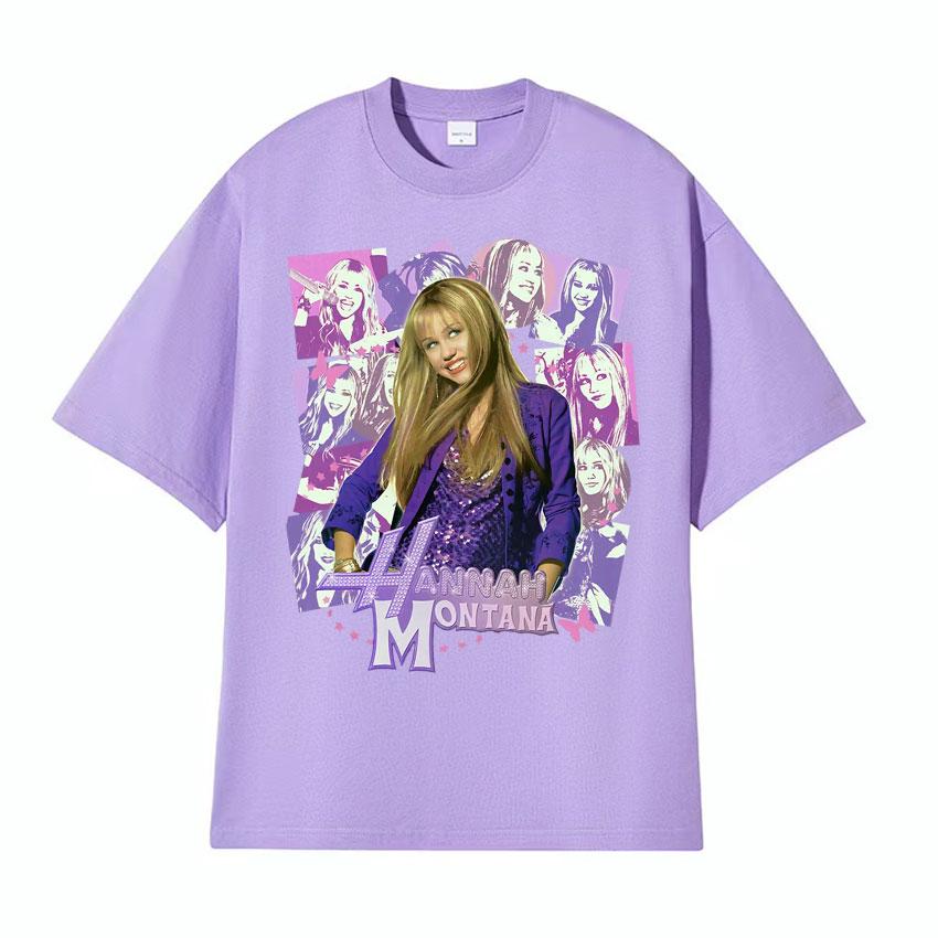 Hannah Montana Epic Iconic Graphic T Shirt Unisex Women Retro Fashion Aesthetic Tshirts Casual ONeck Cotton Short Sleeve Tshirt