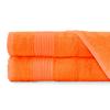 Towel 70x140 large, natural bamboo fiber, orange