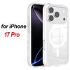 Clear Magnetic Case for IPhone 17/17Air/17Pro/17 Pro Max Crystal Wireless Charging Shell for Magsafe Cover Cases for iPhone17
