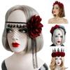 Party Costumes Hair Accessories Wedding Garland Hair Wreath Halloween Headbands Red Rose Crown