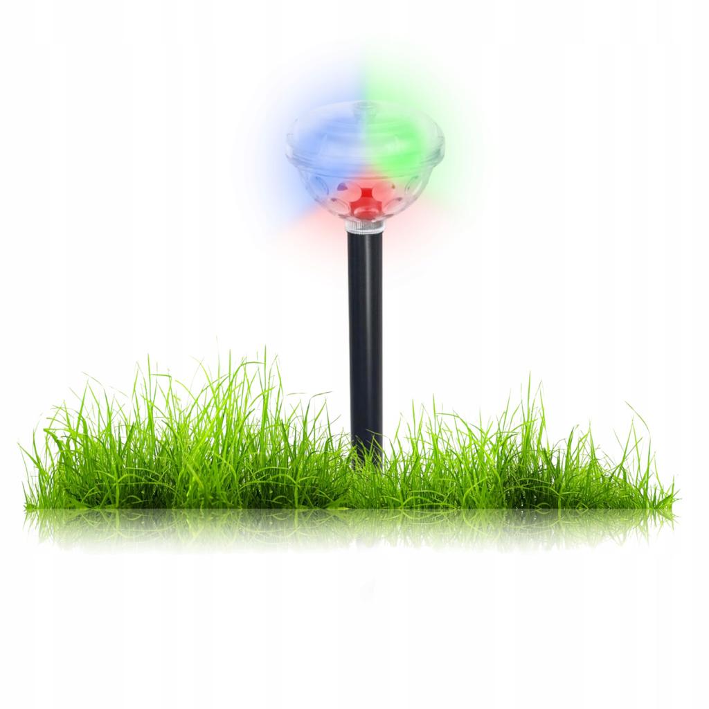 Rgb Solar Lamp Solar Lamp Volteno Black 50 1 Pc