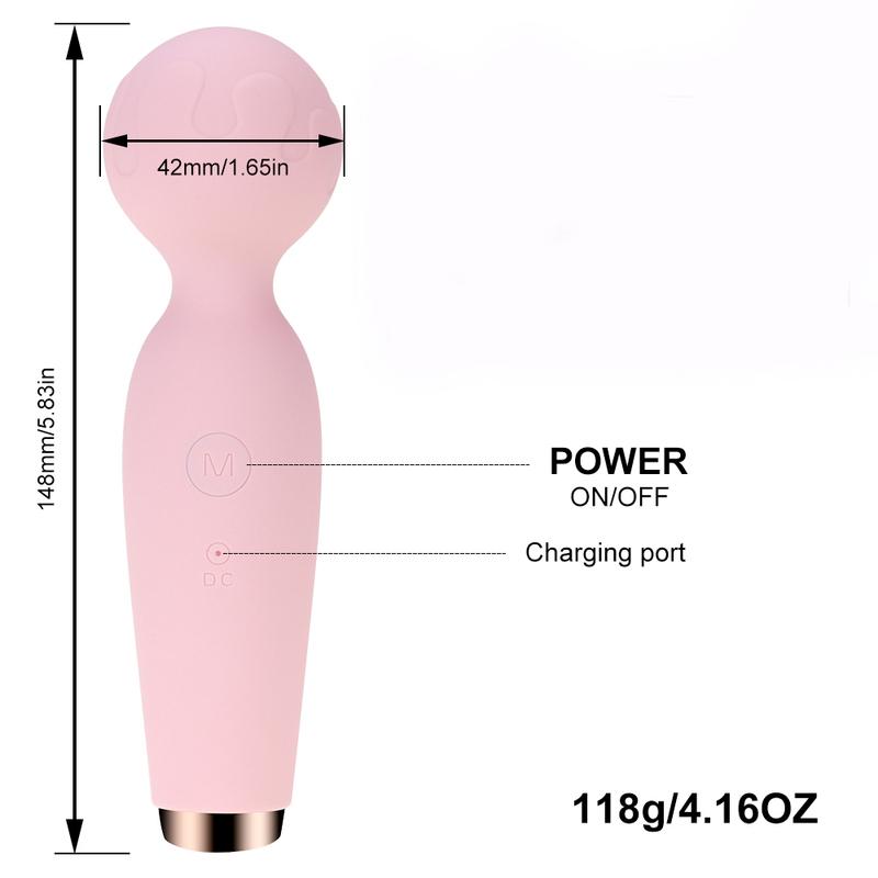 Wireless AV Magic Wand Dildo Vibrator Women's G-Spot Clitoral Stimulation Orgasm Massager for Adult Female Masturbation Sex Toy