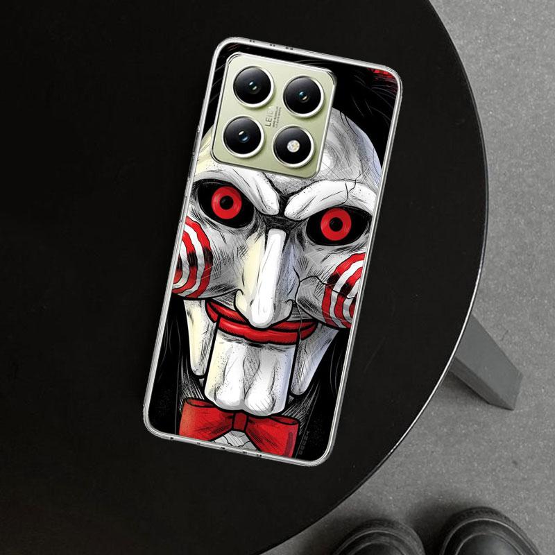 The Jigsaw Killer Horror Phone Case Cover for Xiaomi Redmi Note 15 14 13 12 11 Pro Plus 14S 12S 11S 11T 11E 10S 10 Customized Fu