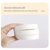3 PCS Large Round Powder Puff Wet Dry Sponge Delicate Soft Cotton Pad Natural Sponge Studio White Powder Puff