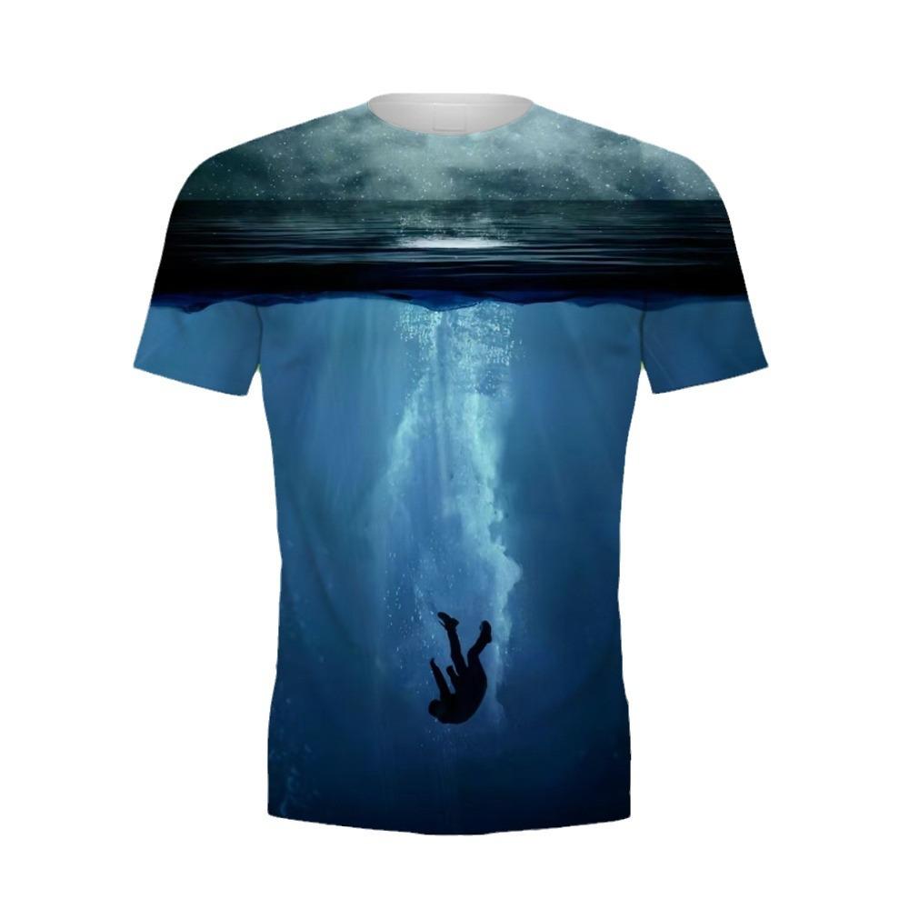 Летняя минималистичная футболка с принтом животных и кошек, свободная футболка с круглым вырезом и короткими рукавами с 3D-принтом