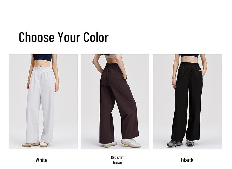 Женские облегающие быстросохнущие спортивные брюки Lulu с высокой талией и широкими штанинами для йоги и бега