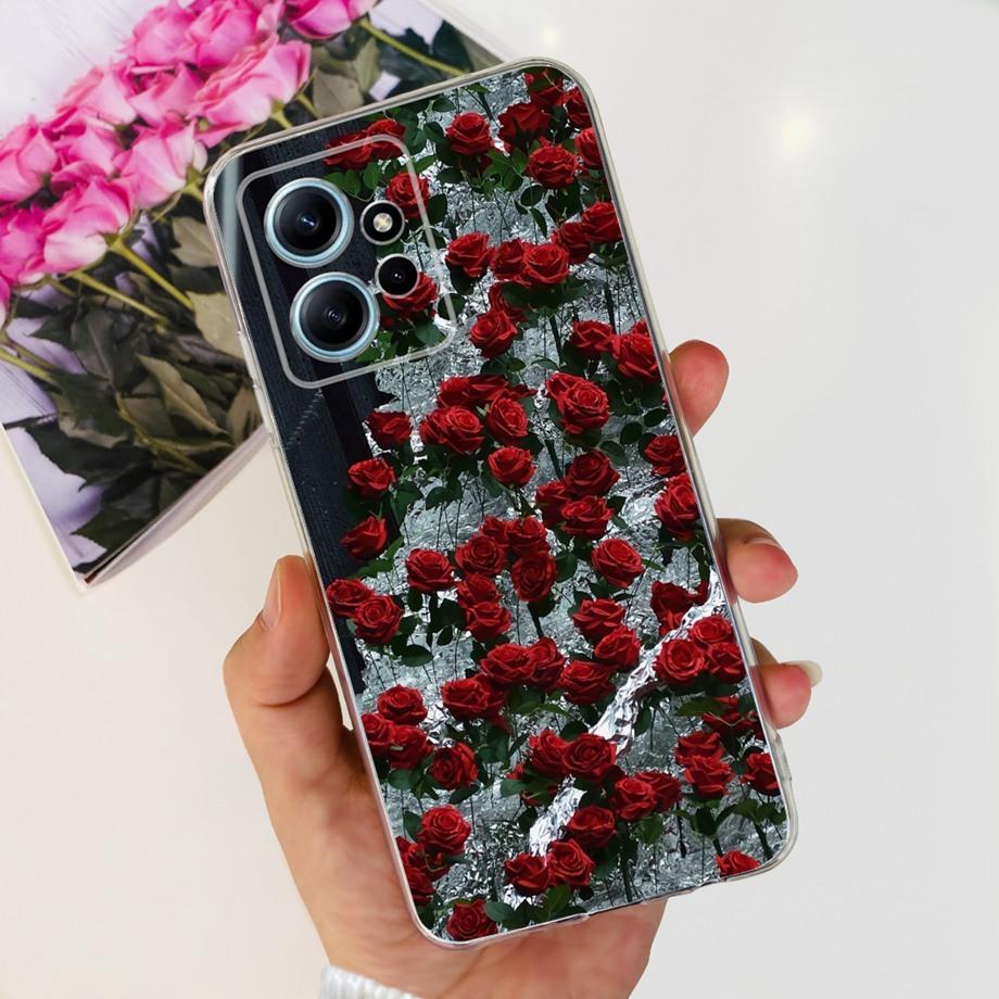 Для Xiaomi Redmi Note 12 Pro 4G 5G Note 12s 12r Задняя крышка Чехол для телефона Мягкий прозрачный силикон Ударопрочная защита Funda Coque Capa