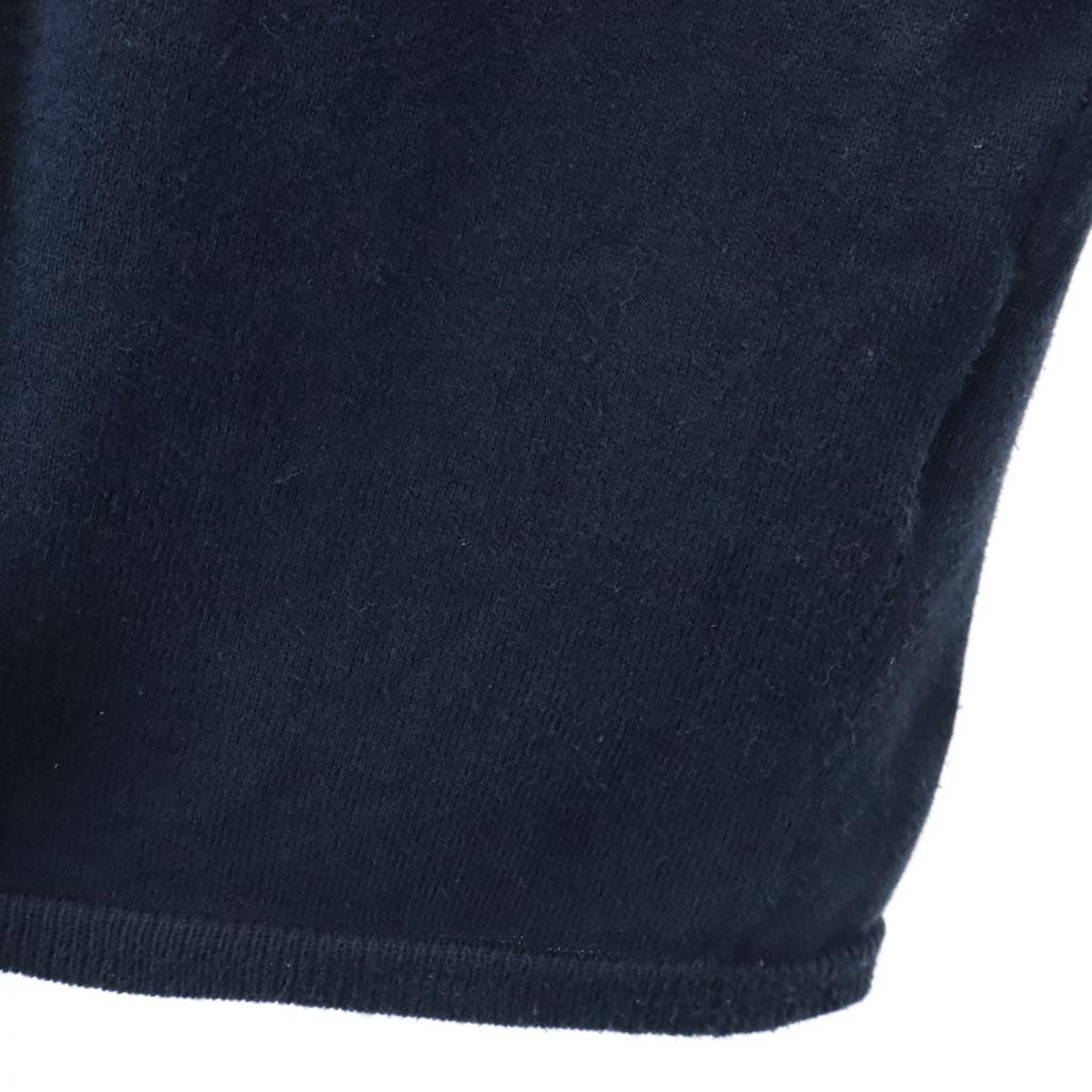 Cruciani Made In Italy Long Sleeve V-neck Cotton Knit Cardigan 48 Navy Men's Used