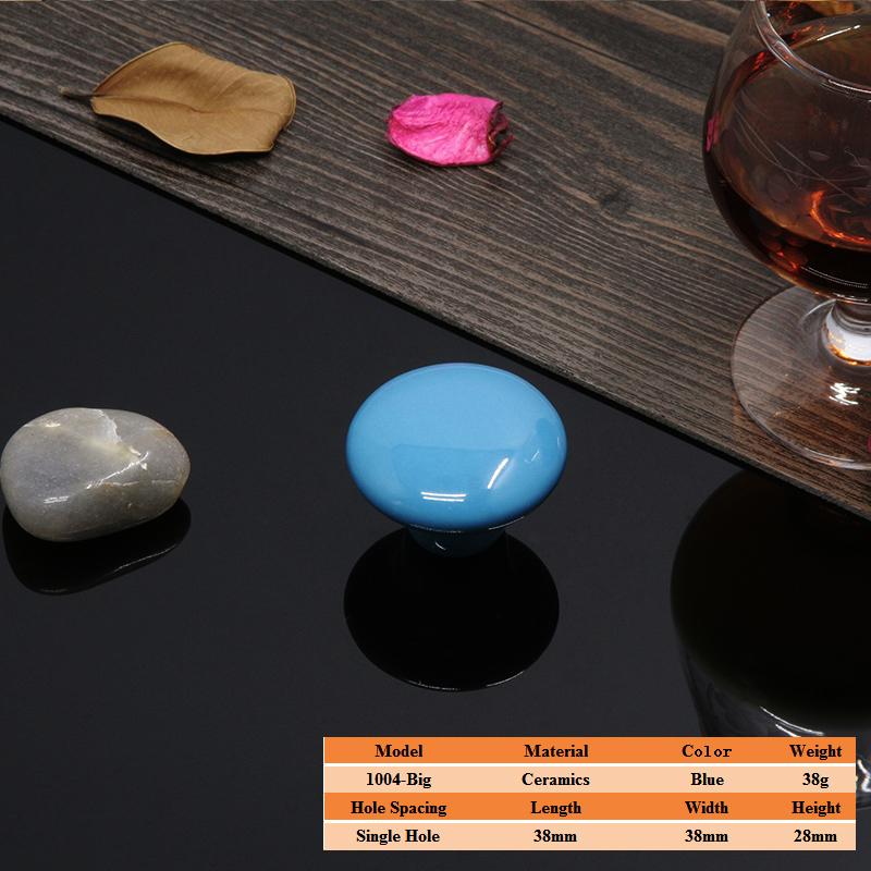 Colorful Ceramic Cabinet Children's Handle European Style Multi-Color Drawer Shoe Cabinet Wardrobe Handle Furniture Hardware