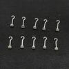 10 шт., стоматологические скользящие обжимные крючки, длинный правый/левый стоматологический ортодонтический крючок, 10 шт./пакет