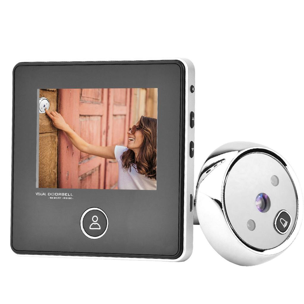 2,8-дюймовый TFT LCD экран, умный глазок, визуальный дверной звонок с 1-мегапиксельной ИК-камерой ночного видения