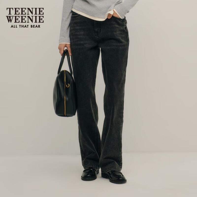 Teenie Weenie Zhao Lusi Style Retro Straight-Leg Jeans
