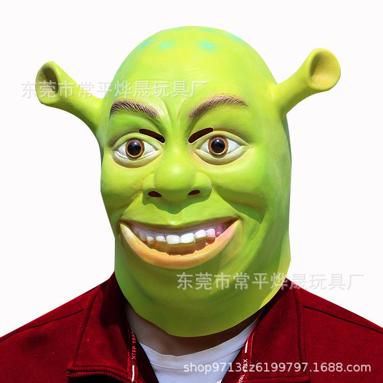 Shrek Mask New Halloween Latex Masquerade Movie Theme Funny Mask