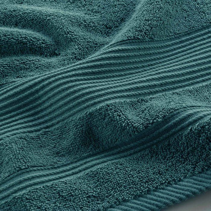 Serviette ou drap de bain en coton 90 x 150 cm Tendresse emeraude