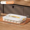 Multilayer Dumpling Storage Container, Stackable Freezer Tray, Airtight Food Organizer for Kitchen