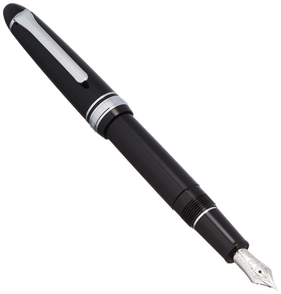 Sailor fountain pen Profit Light Серебристая отделка Черный Сверхтонкий 11-1039-120