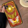 Чехол для телефона Anime C-CardcaptorS S-Sakura для iPhone 17 16 15 14 13 12 11 Pro Max Plus Черный