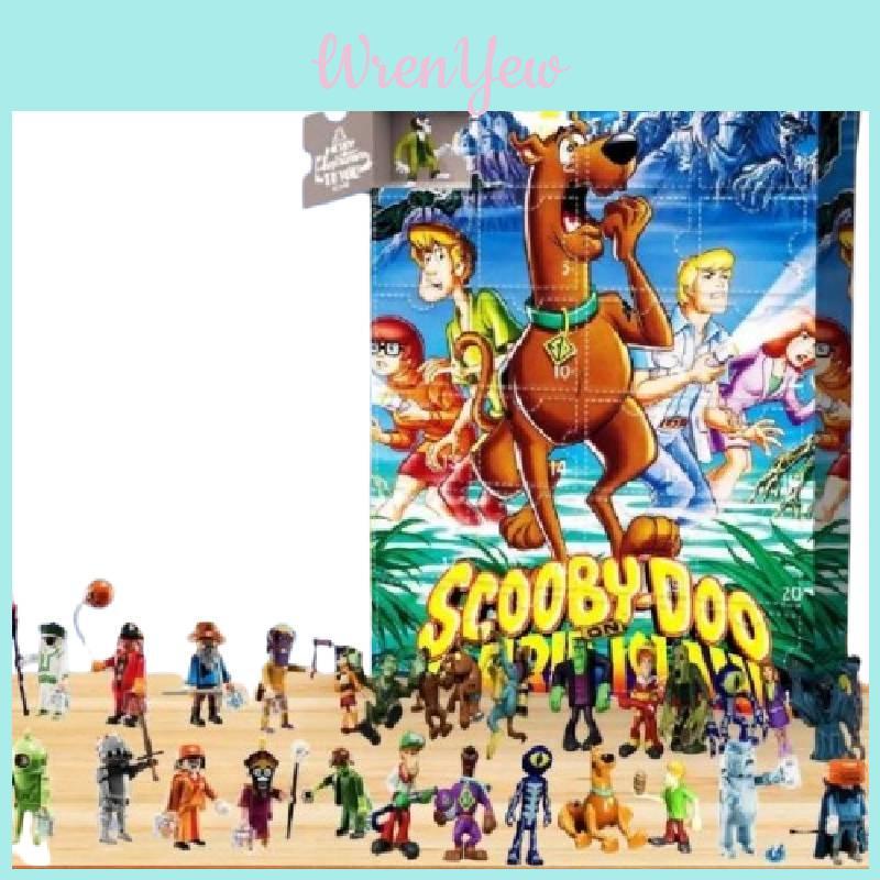 Festive 2024 Christmas Blind Box Advent Calendar With Collectible Pvc Figurines
