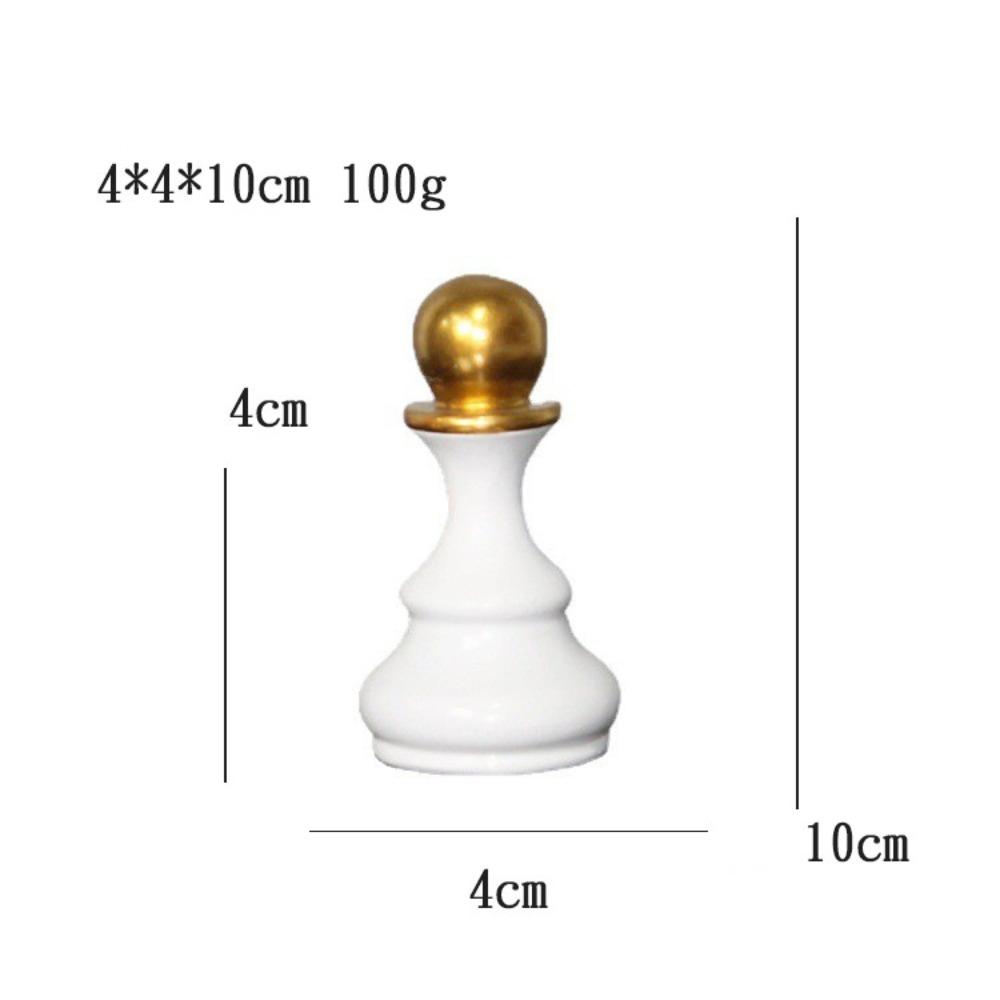 Collection Objects International Chess Ornaments Resin Chess Games Statue  Home Decor