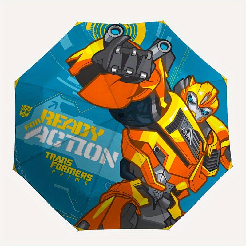 1pc Transformers Automatic Open/Close Umbrella, Portable 3-Fold Compact Umbrella for Men & Women, Perfect Gift for Birthday116