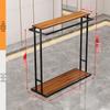 Double-Row Floor-Standing Clothing Display Rack with Pants Storage
