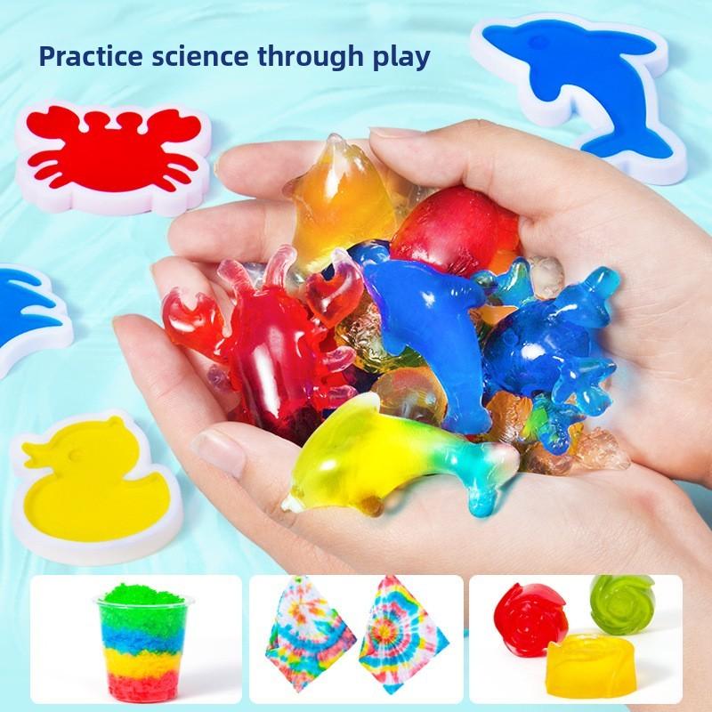 Handmade Water Color Science Craft Set For Children With Waterbased Dyes And Sensory Play