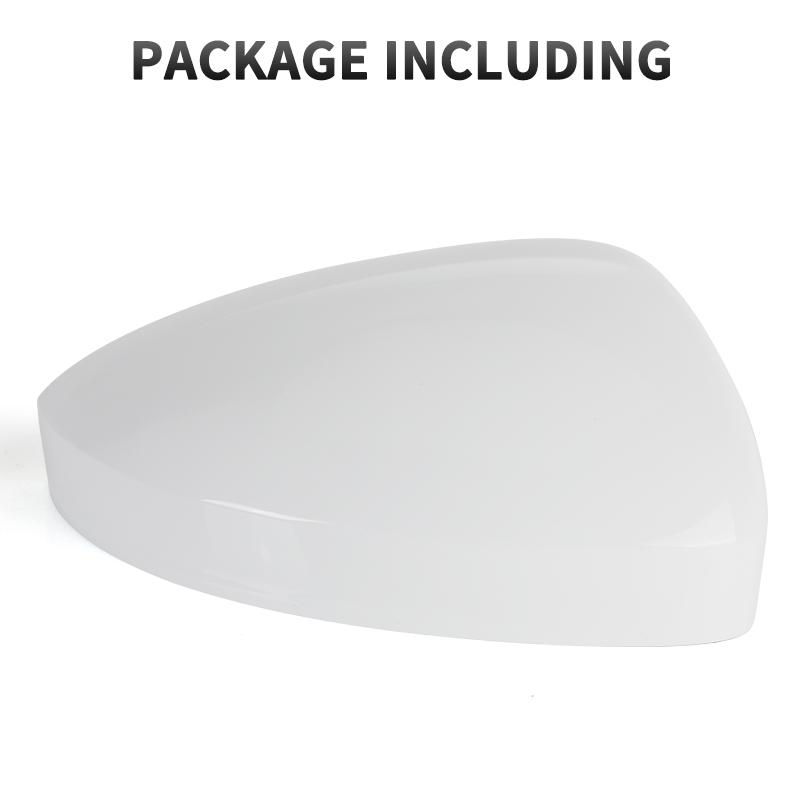 Gloss Black/White Car Door Wing Mirror Cover Cap For VW Tiguan 2017 2018      Tayron  Car Accessories