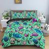 Shell Duvet Cover Set Starfish Crab Sea Animals Kawaii Polyester Comforter Cover for Kid Boys Girl Bedding Set King Full Size