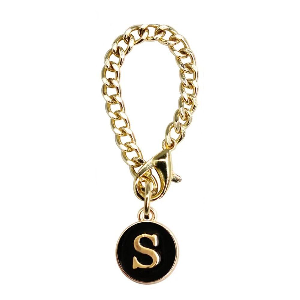 Белый/Черный Цепочка-ручка для чашки для воды Персонализированный Шарм-ручка Креативный Шарм с буквой для чашки Чашки