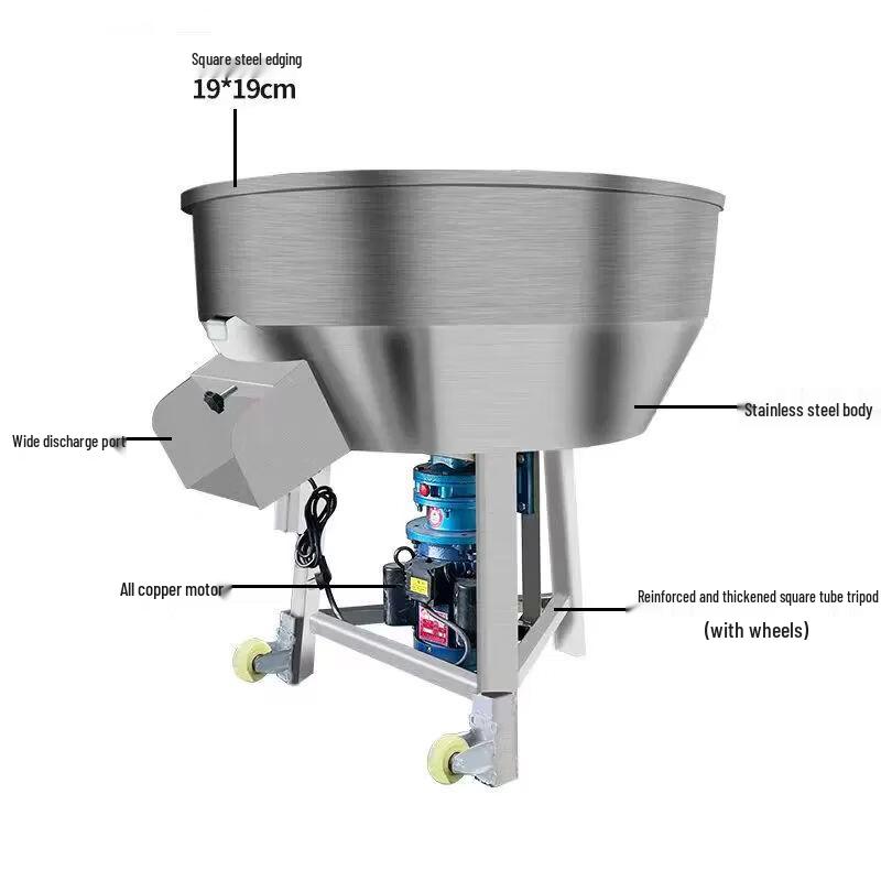 Qiuqiao Wet/Dry Stainless Steel Feed Mixer