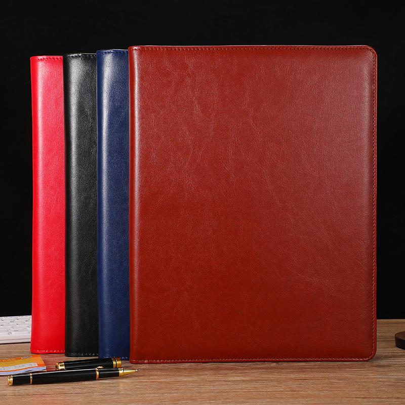 Многофункциональная папка для конференций формата А4, деловая папка для канцелярских принадлежностей, кожаные папки для контрактных файлов